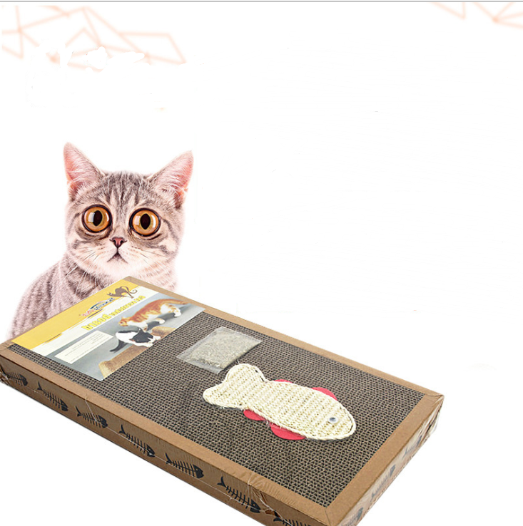 Wide cat scratching board for daily claw care - image 3