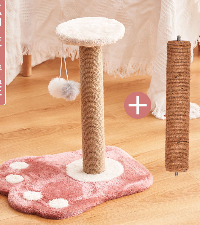 Vertical sisal cat scratching post toy - image 21