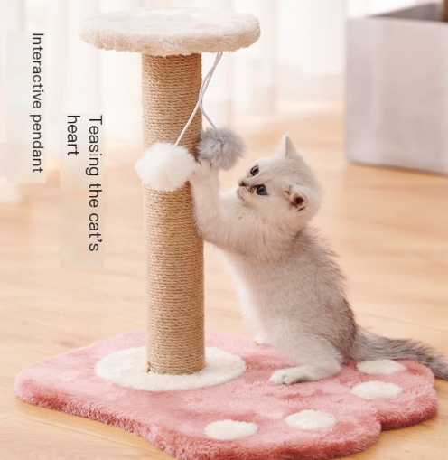 Vertical sisal cat scratching post toy - image 3