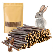 Organic Apple Wood Chew Sticks for Small Pets - 17.6 oz for small pets, selected by Burrowly for chewing and enrichment.