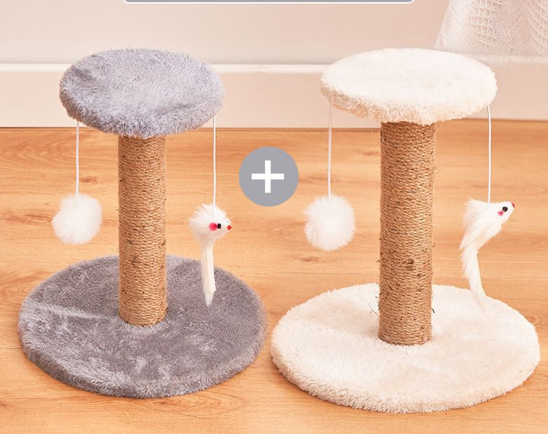 Vertical sisal cat scratching post toy - image 13