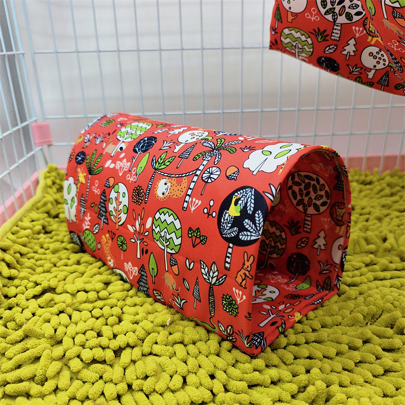 Hamster & Guinea Pig Tunnel Tent Hideout Nest