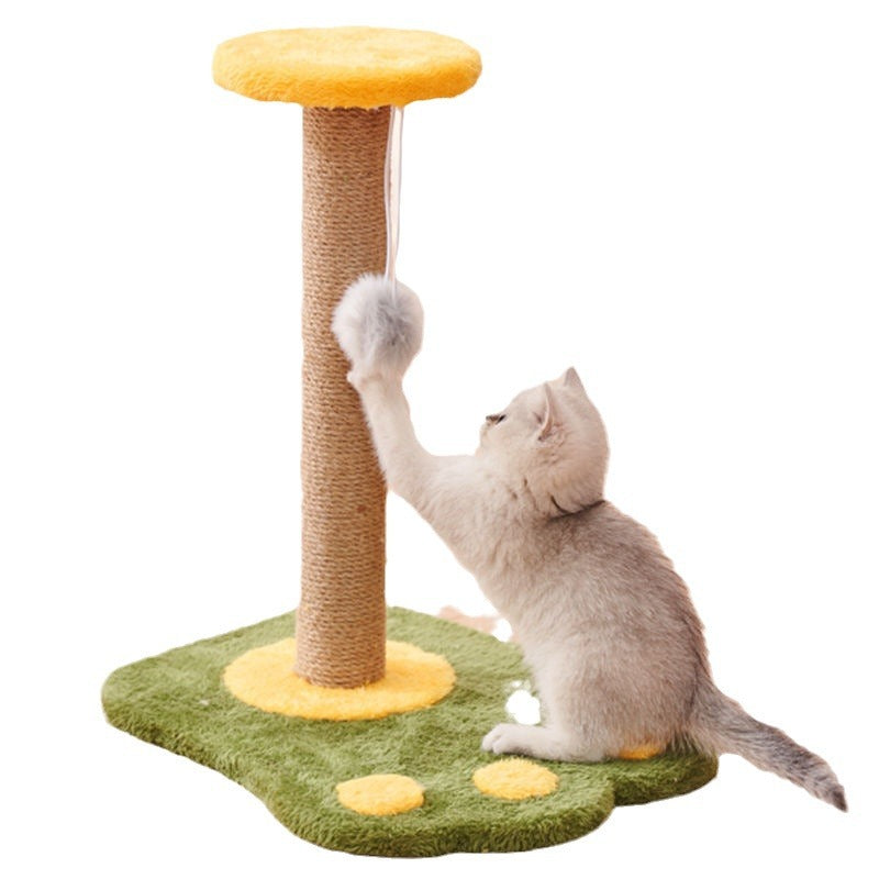 Vertical sisal cat scratching post toy - image 5