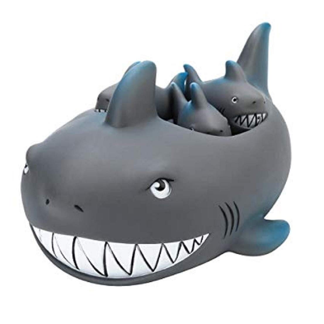 Rubber shark pet toy set - image 2