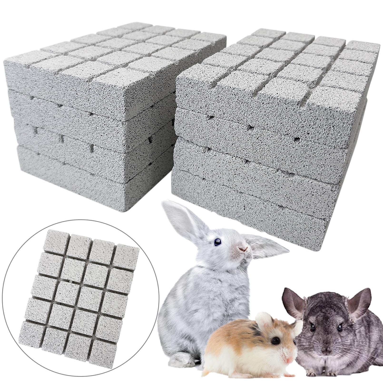Rabbit & Small Animal Scratching Pads and Chew Boards - 8 Pack