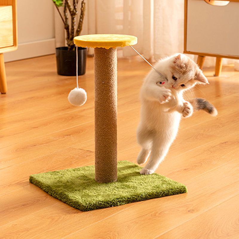 Vertical sisal cat scratching post toy - image 9