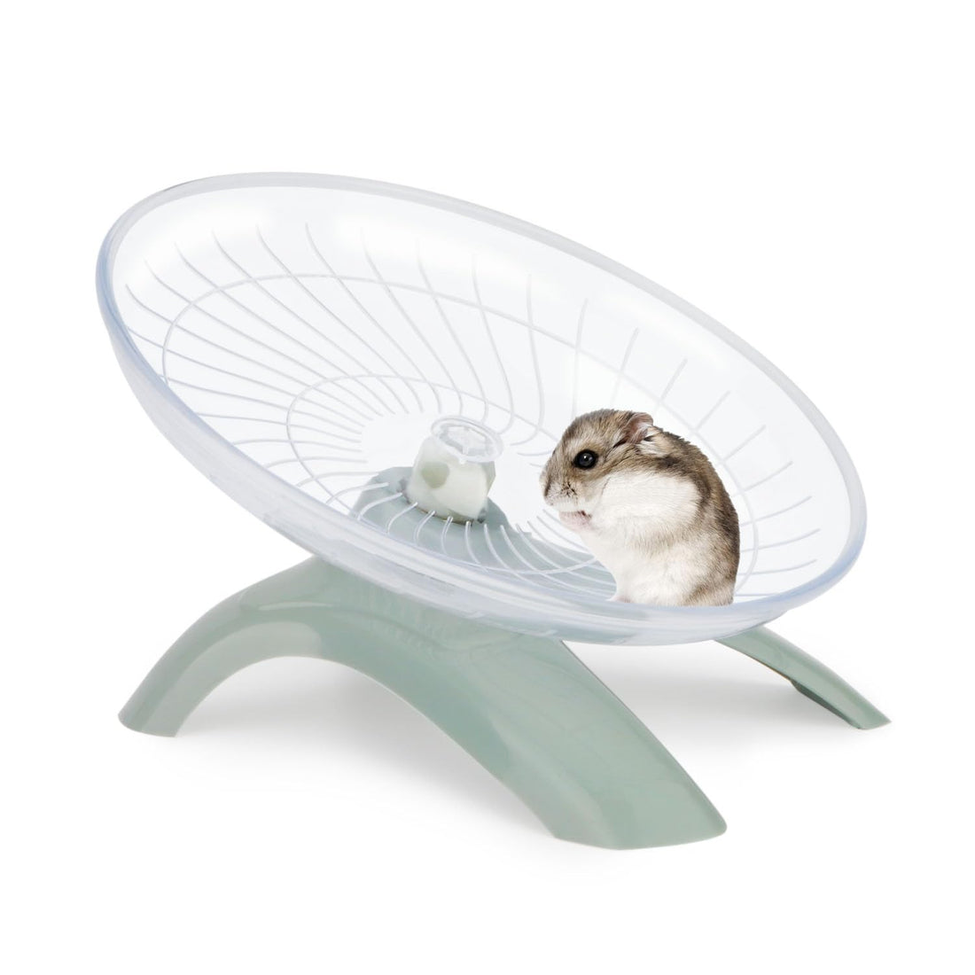 Silent Hamster Flying Saucer Exercise Wheel - Dark Grey