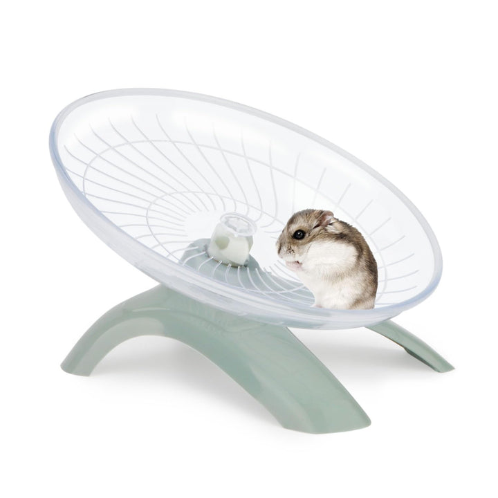 Silent Hamster Flying Saucer Exercise Wheel - Dark Grey