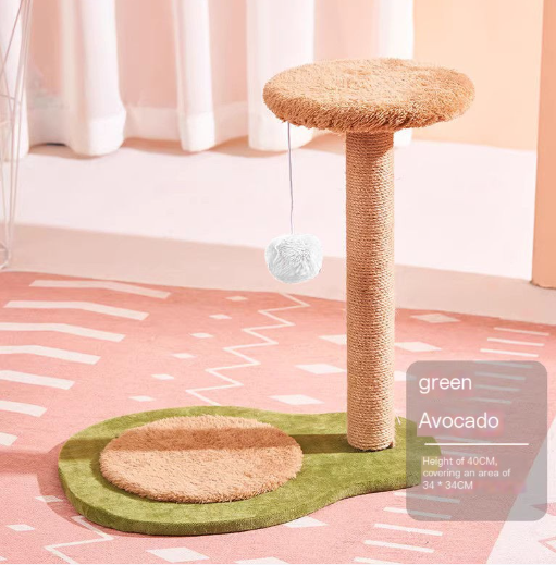 Vertical sisal cat scratching post toy - image 24