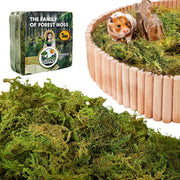 Natural Forest Moss Hamster Bedding & Habitat Decor - 5 oz