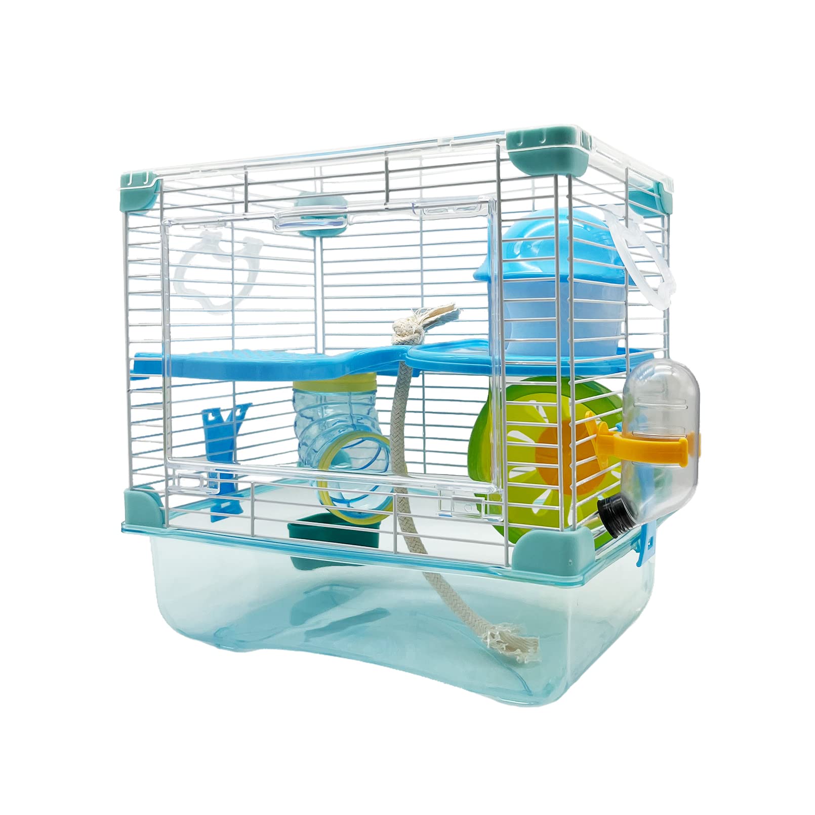 Compact Hamster and Mouse Habitat Cage - Blue