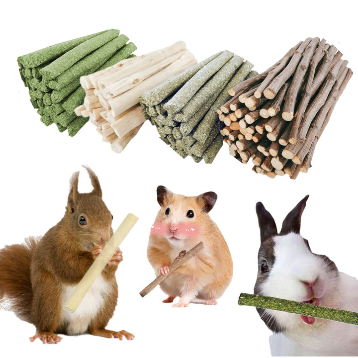 Natural Rabbit & Chinchilla Chew Sticks Treat Mix - 140g