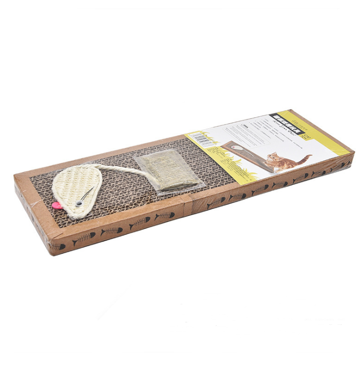 Wide cat scratching board for daily claw care - image 1