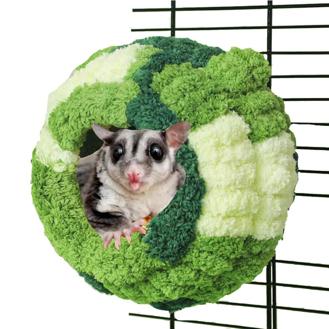 Hanging Snuggle Pouch Hideout for Hamsters & Rats for hamsters and rats and mice from Burrowly.