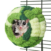 Hanging Snuggle Pouch Hideout for Hamsters & Rats for hamsters and rats and mice from Burrowly.
