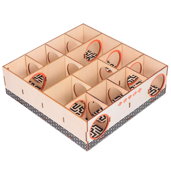 Wooden Hamster Maze House and Tunnel Toy