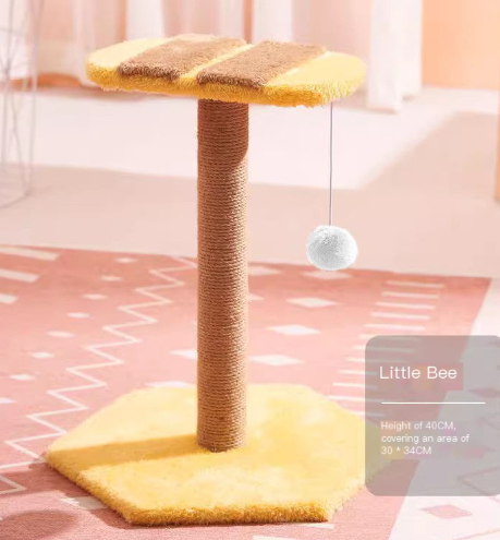Vertical sisal cat scratching post toy - image 18