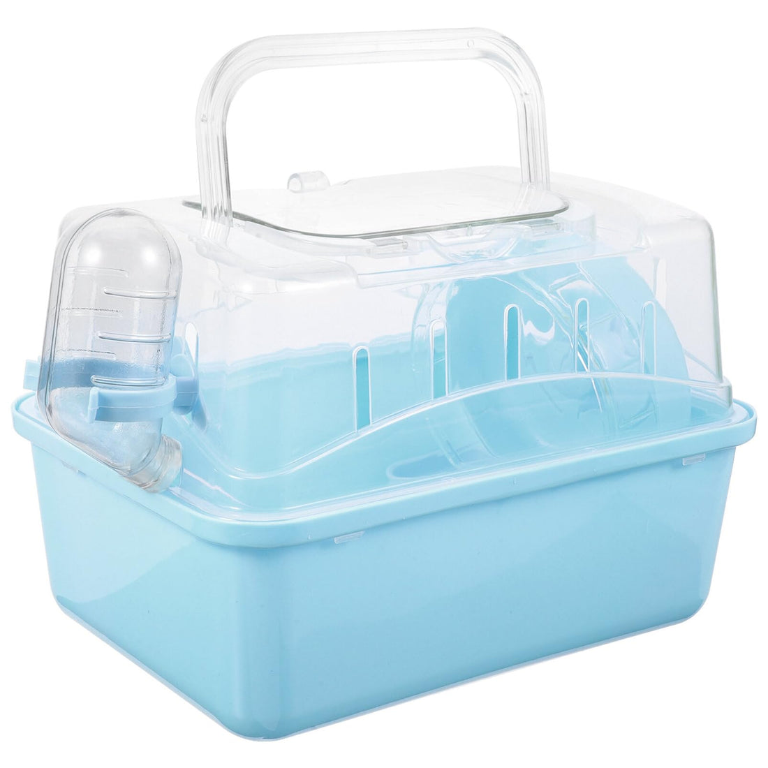 Clear Portable Hamster Travel Cage for hamsters from Burrowly small pet supplies.