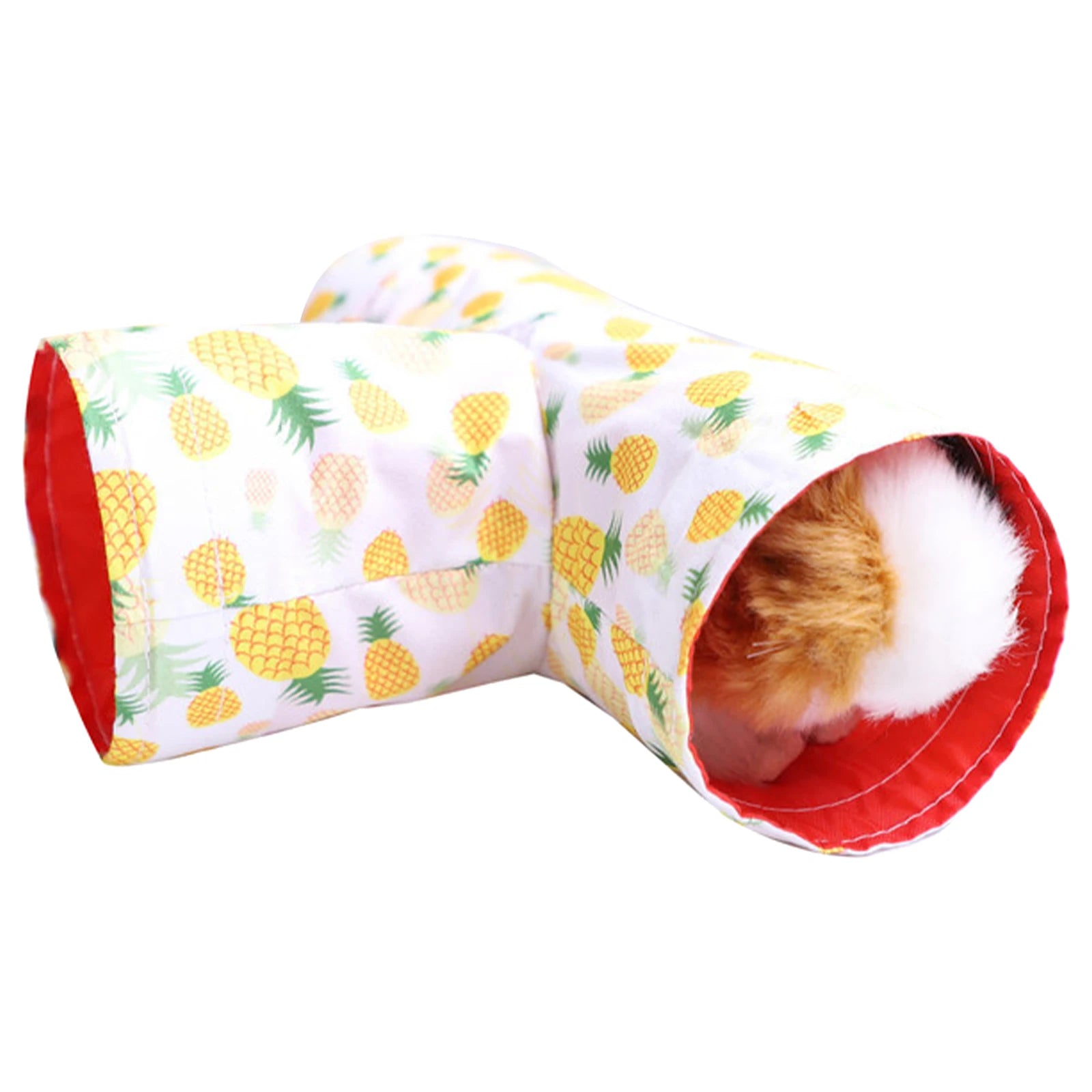 Small Guinea Pig Hamster Toy Tubes Tunnels Hamster Cage House Hideout Cozy
