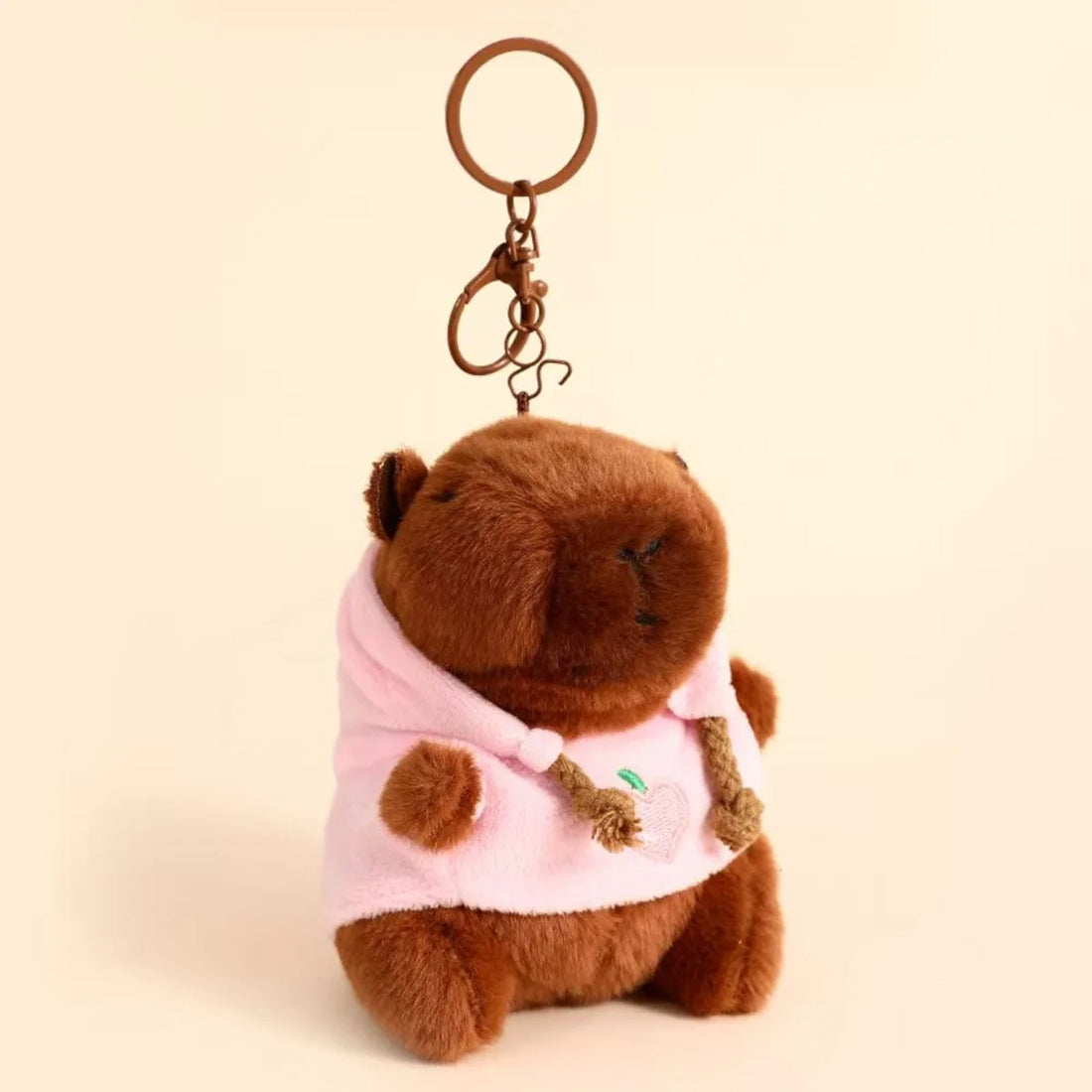Cute Cartoon Capybara Pendant Plush Toy Doll Bag Hanging Ornaments Cute Kapila Keychain Doll Car Pendant Desktop Doll Ornaments