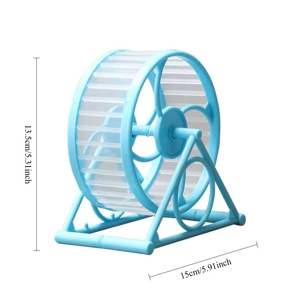 Large Transparent Silent Hamster Running Wheel Anti-jam Non-slip Pet