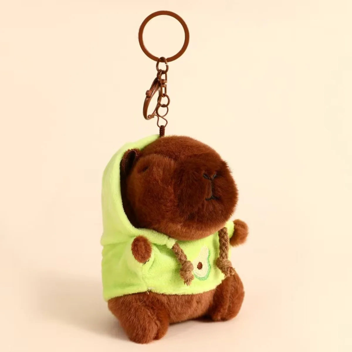 Cute Cartoon Capybara Pendant Plush Toy Doll Bag Hanging Ornaments Cute Kapila Keychain Doll Car Pendant Desktop Doll Ornaments