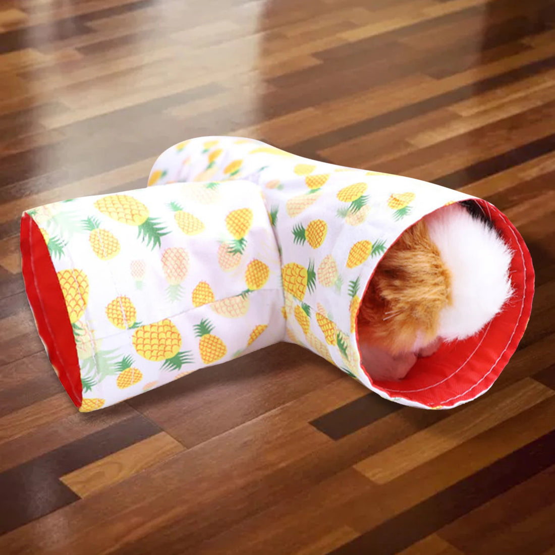 Small Guinea Pig Hamster Toy Tubes Tunnels Hamster Cage House Hideout Cozy