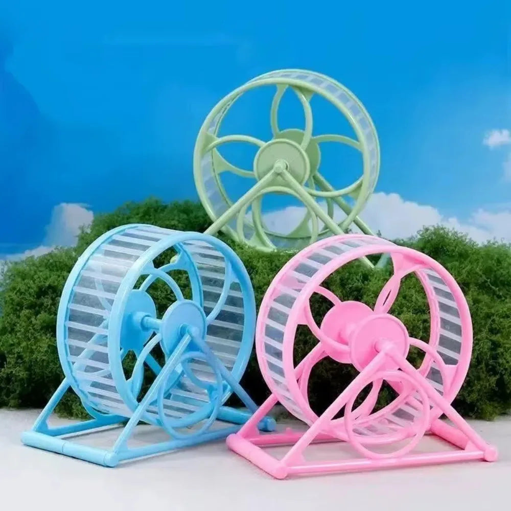 Large Transparent Silent Hamster Running Wheel Anti-jam Non-slip Pet