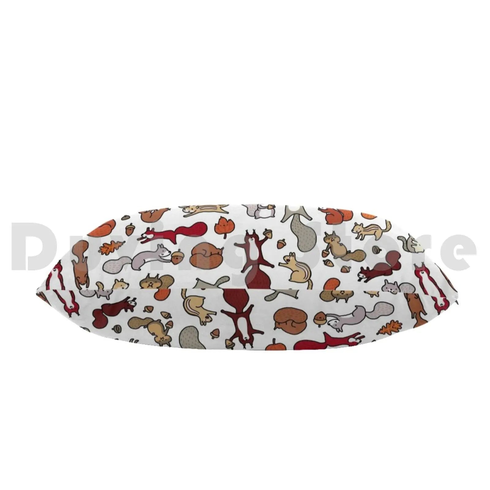 Squirrels In Fall Doodle Pillow Case 1335 Kawaii Cute Squirrel Squirrels Doodle Chipmunk Flying