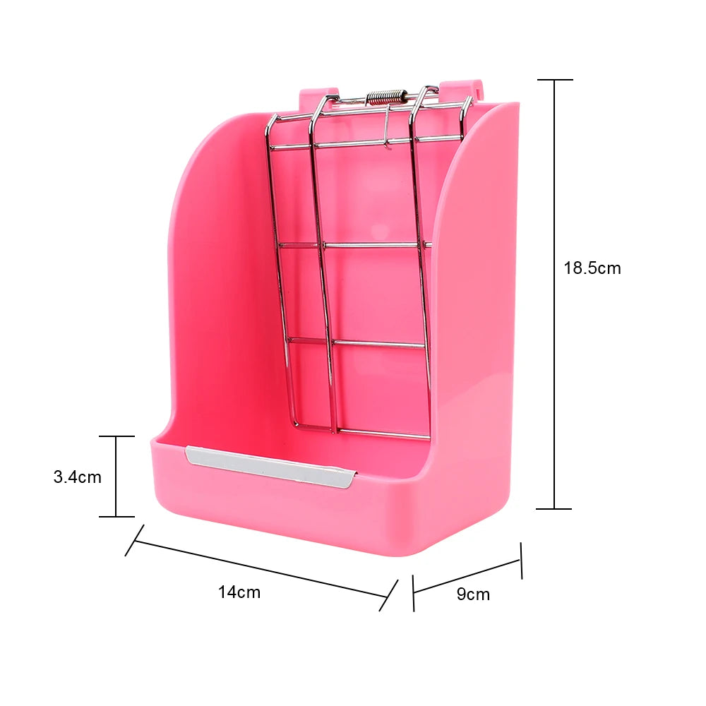 Compact Grass Hay Rack for Small Pets for rabbits, guinea pigs, and chinchillas from Burrowly small pet supplies.