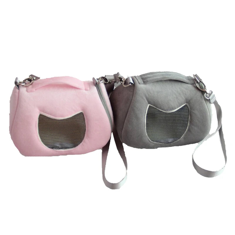 Soft Travel Pouch for Hamsters and Small Pets for hamsters, mice, rats, and gerbils from Burrowly small pet supplies.