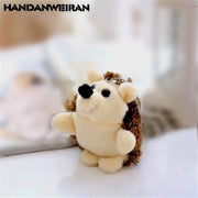 1PCS Cute Plush Hedgehog Toy Small Pendant Creative Mini Soft Stuffed Animal Toys Birthday Girls Playmate Gift 10CM HANDANWEIRAN
