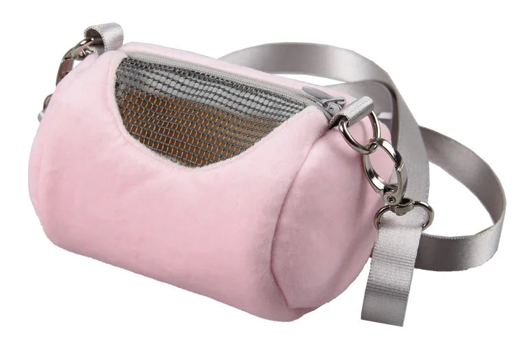Soft Travel Pouch for Hamsters and Small Pets for hamsters, mice, rats, and gerbils from Burrowly small pet supplies.