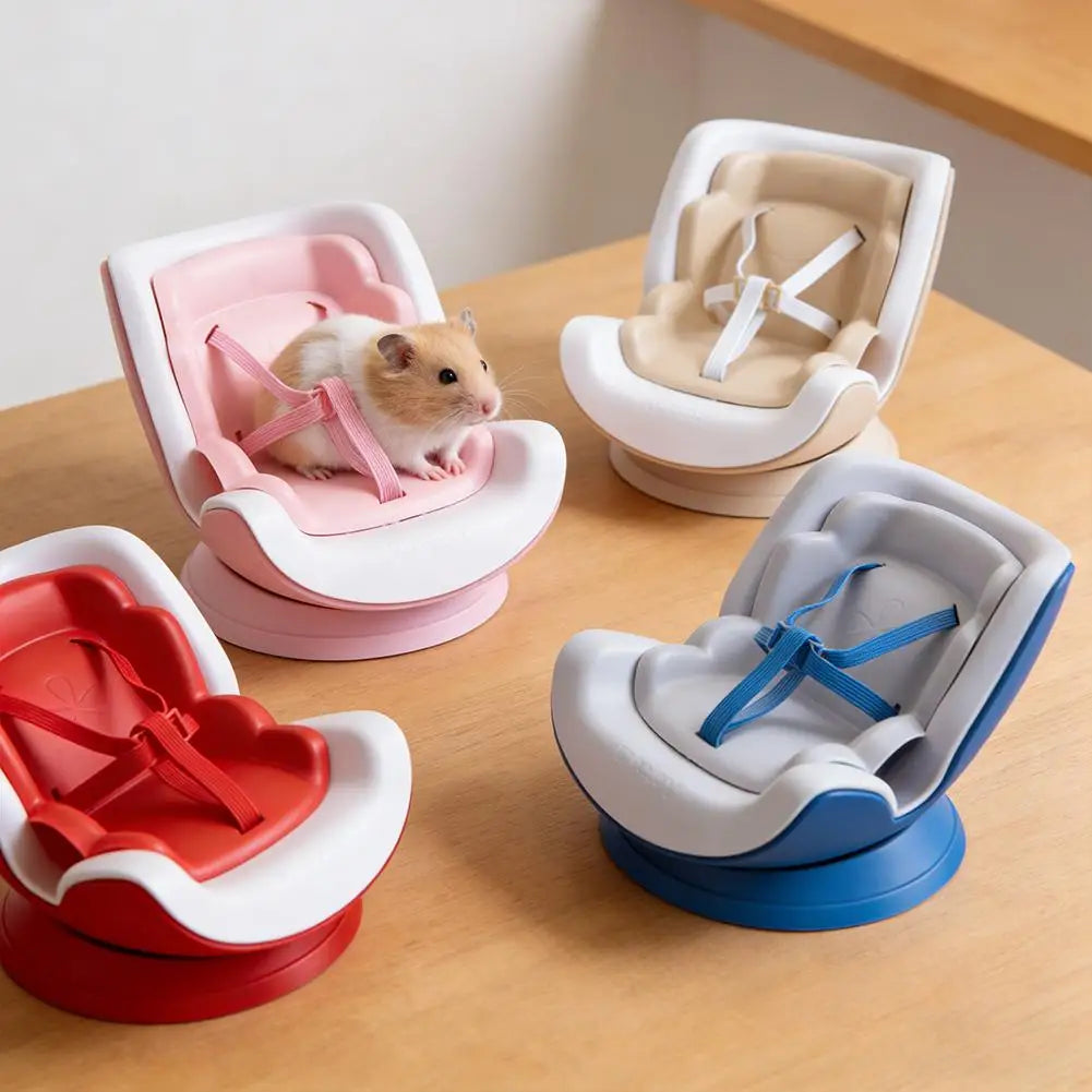 Hamster safety seat Doll Display Stand for Vehicle or Desktop Decoration, Collectible Toy Accessories,Doll Car Seat,Pet Supplies