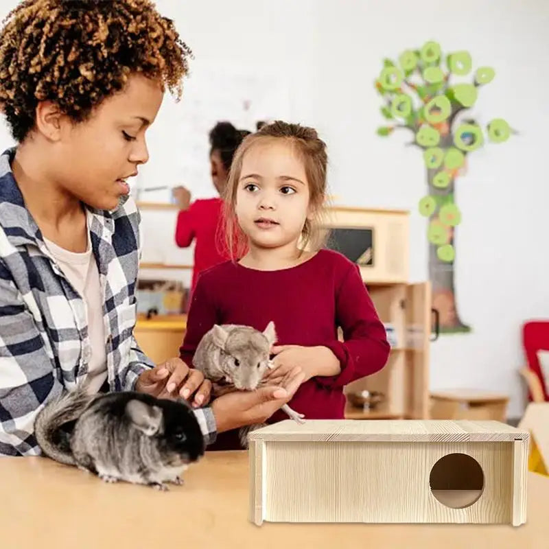 Multi-chamber Hamster House Maze Rectangle 2-chamber Hamster Hideout Cozy