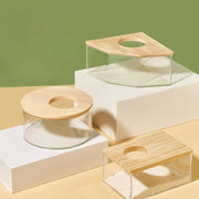 Creative Hamster Bath Room Bathing Room Sandbox Fully Transparent Large Toilet Dual Purpose Urine Basin Golden Bear Supplies