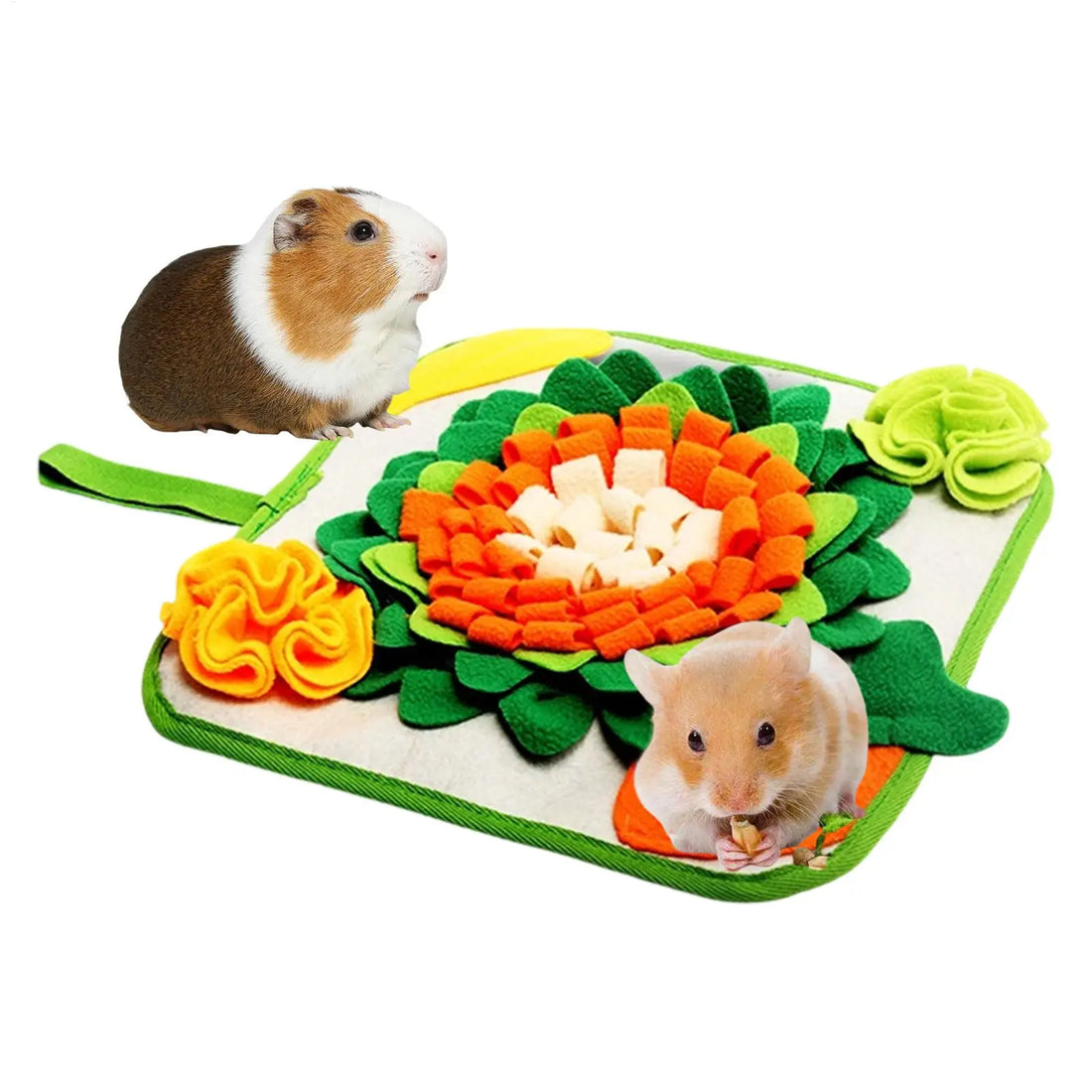 Rabbit Foraging Snuffle Mat for rabbits, and guinea pigs from Burrowly small pet supplies.