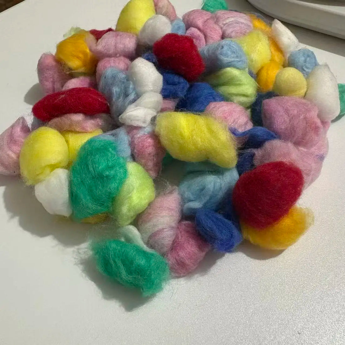 100pcs Colorful Winter Warm Cotton Ball Cage House Bed Supply For Hamster Rat Mouse Small Animals Hedgehog Guinea Pig Supplies