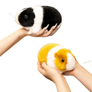 Guinea Pig Plush Toy 18cm Lifelike Black White,Brown White Guinea Pig Doll Stuffed Animal Toy Kids Birthday Gift Home Decor