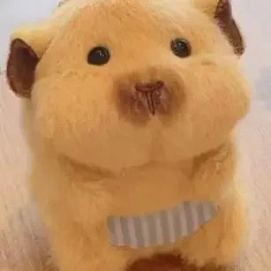 Cute Hamster Plush Keychain Cartoon Stuffed Animal Doll Keyring Lovely Bag Pendant Backpack Hanging Decoration Gifts