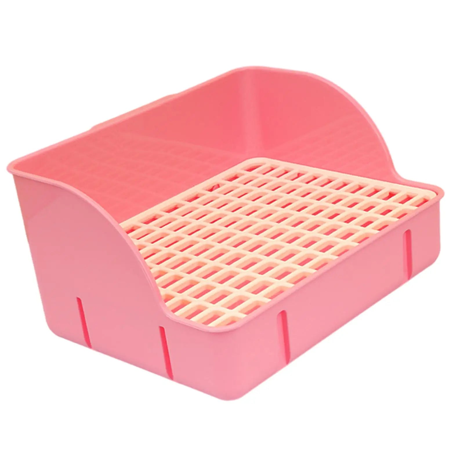 Rabbit Litter Box Small Animals Litter Tray Corner Toilet Box for Ferrets