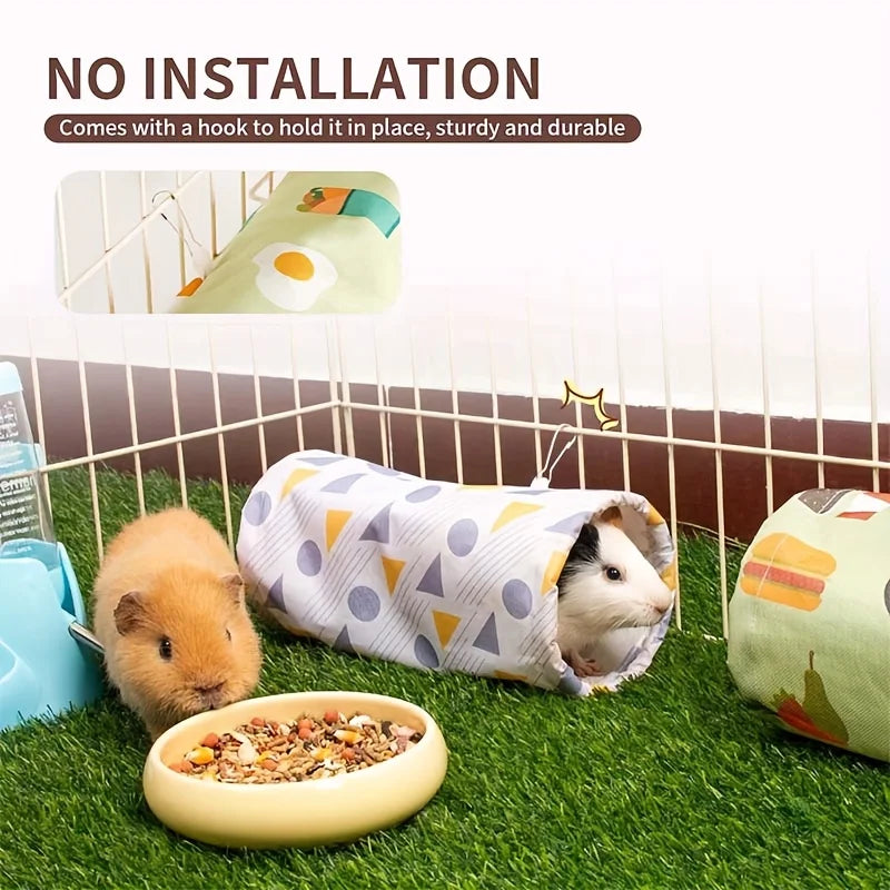 Corner Tunnel Hideout for Guinea Pigs Cozy Hides