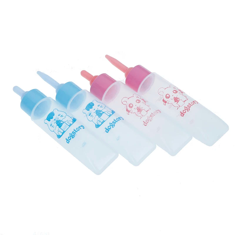 1pcs Pet Milk Bottle 30ml Silicone Nipple Waterer Feeder Newborn Rabbit Hamster Cat Dog Puppy Supplies Nursing Feeding Syringe