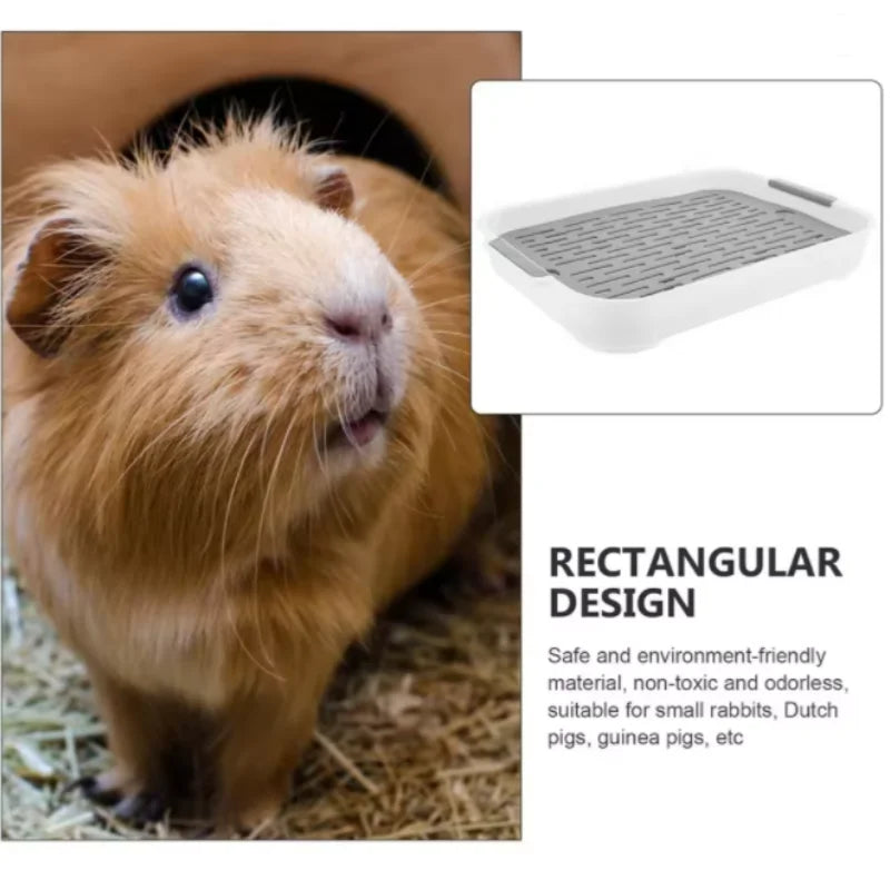 Small Pet Corner Toilet Tray for Rabbits and Ferrets for rabbits, ferrets, hamsters, and guinea pigs from Burrowly small pet supplies.