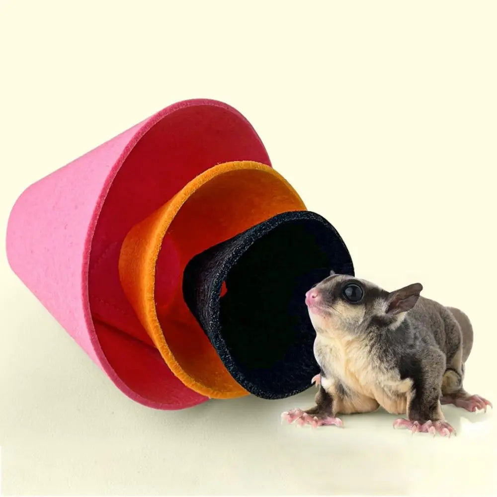 Anti Licking Hamster Anti Bite Collar Velvet Soft Squirrel Recovery Collar Colorful Hamster Elizabethan Collar for After Injury
