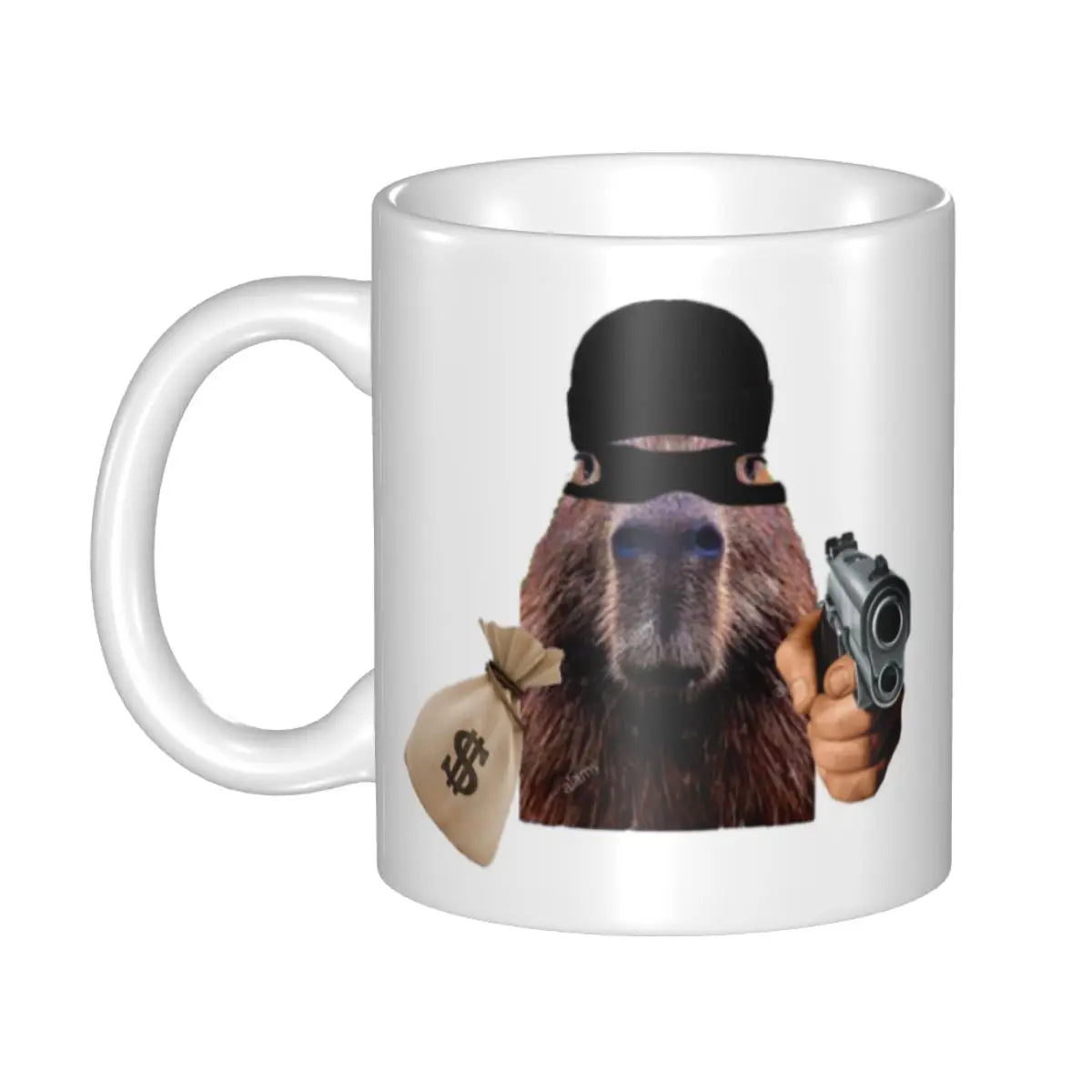 Custom DIY Capybara Giant Cavy Rodent Gamer Gaming Ceramic Mugs Customized Coffee Cup Creative Present