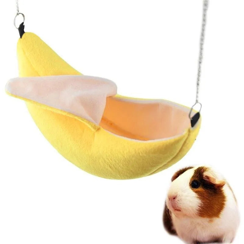 Soft hammock bed for hamsters and rats from Burrowly.