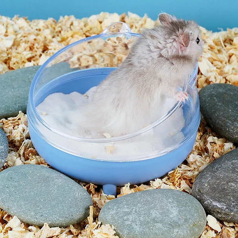 Transparent Hamster Sand Bath House Cozy Hides