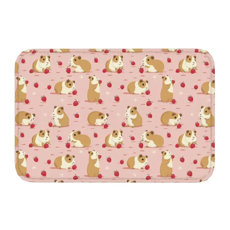 Custom Cute Giant Cavy Capybara Doormat Non-Slip Bathroom Kitchen Mat Living Room Floor Door Entrance Carpet Rug