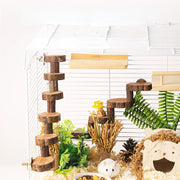 Hamster Chew Toys Small Animal Molar Toys Teeth Care Wooden for Guinea for Burrowly chews and small pet care.